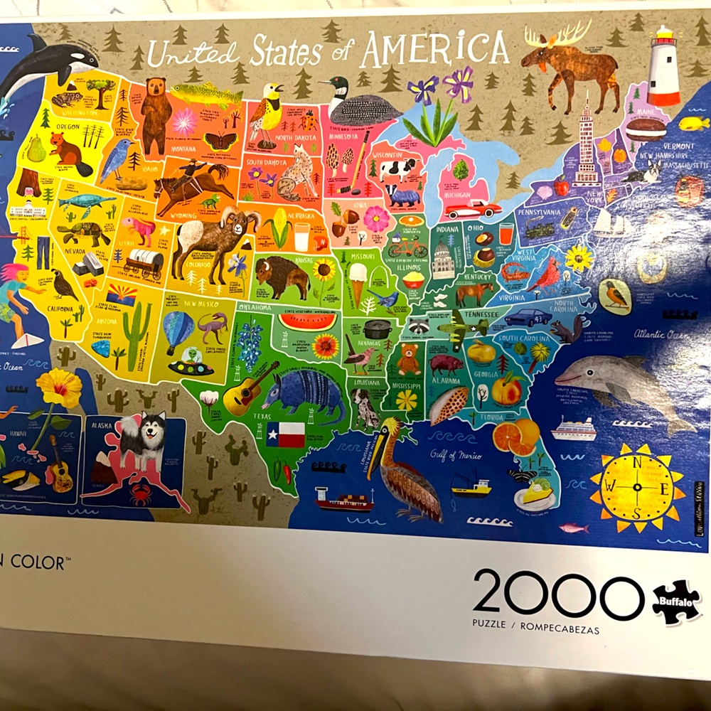 Buffalo Games USA 2000 piece puzzle